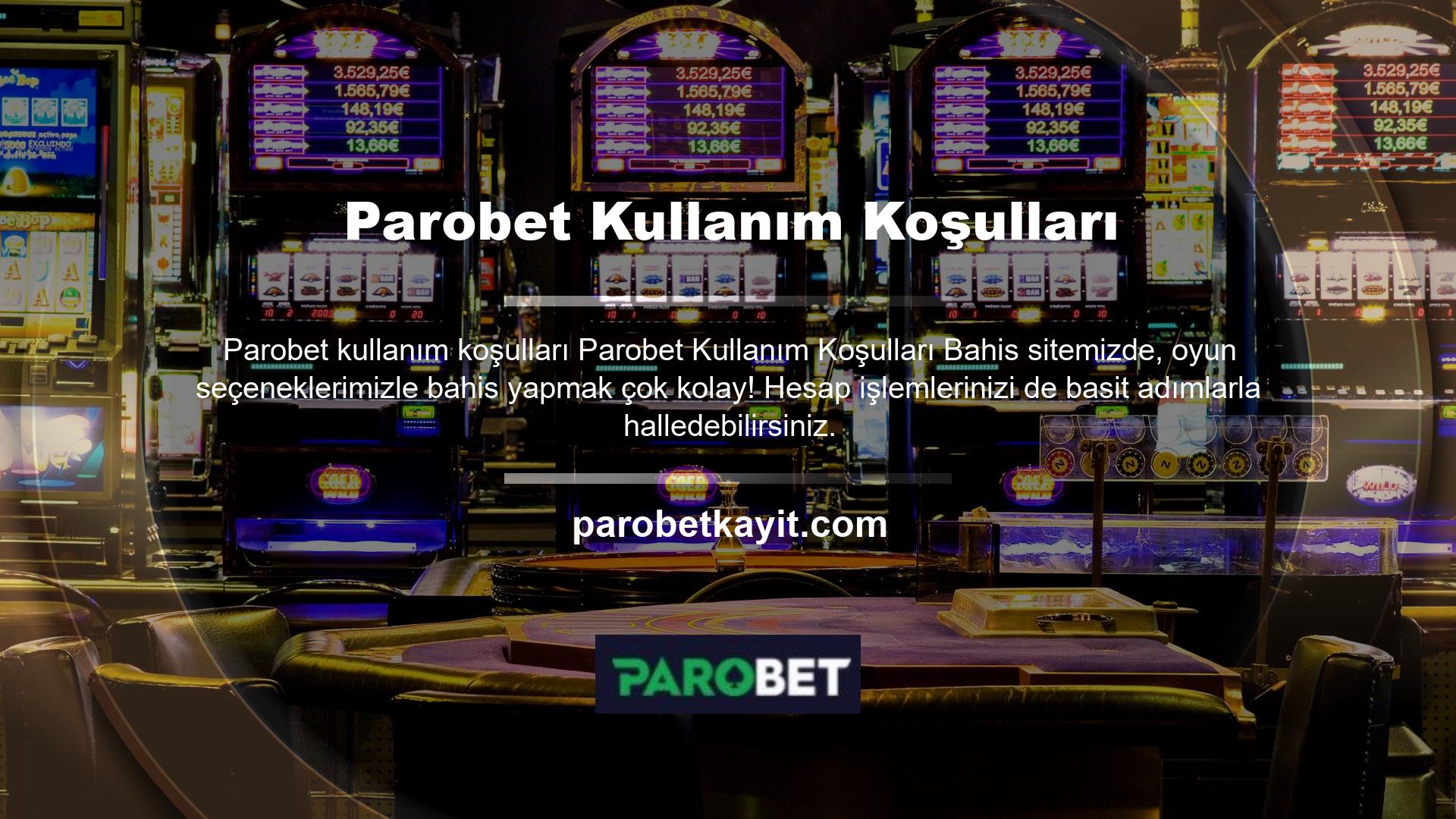İlk başta kafanız karıştığında, Parobet Kullanım Koşulları size yol gösterecek